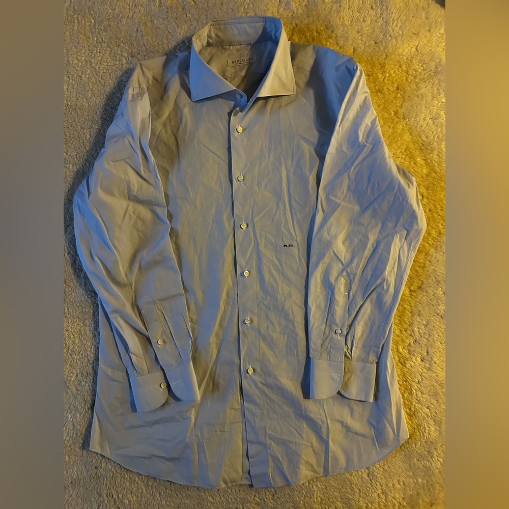 Men's Blue Dress Shirt